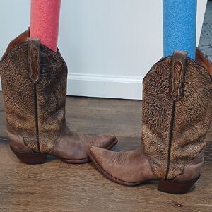 Nocona Brown Western Boots